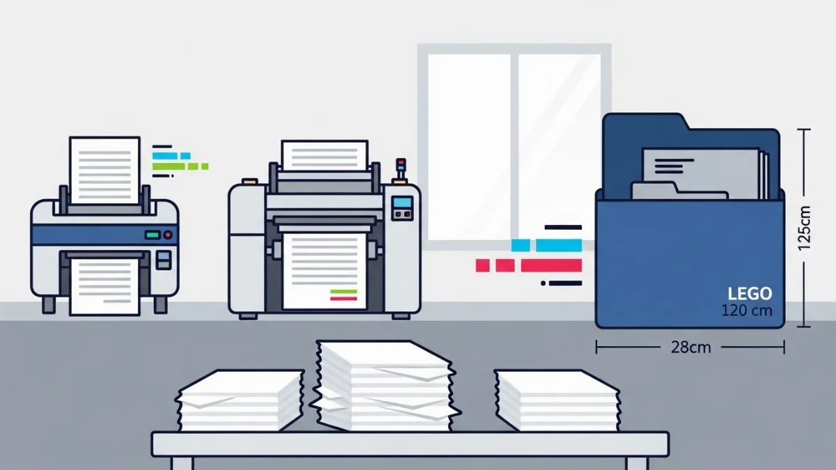 Quy cách in bìa kẹp hồ sơ A4 với tai cài và gáy