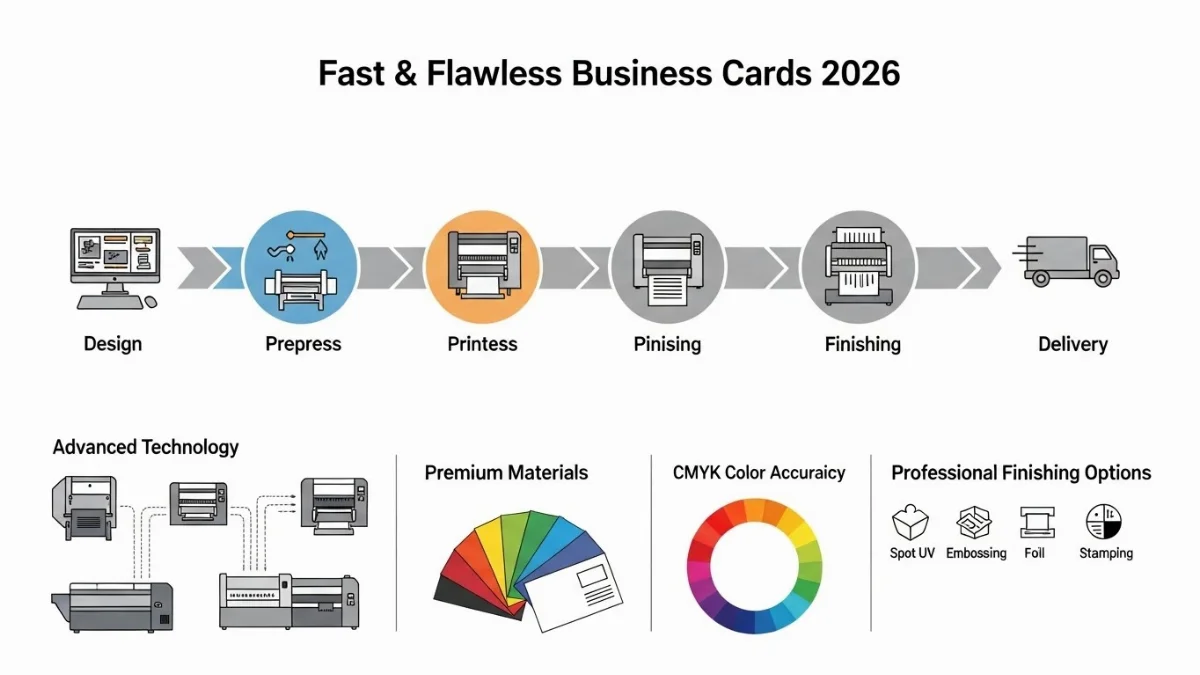 Quy trình in card visit nhanh chóng và tiện lợi