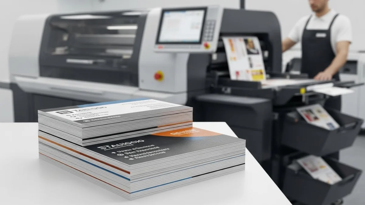 Thiết kế name card hiện đại tối ưu cho in ấn lấy liền