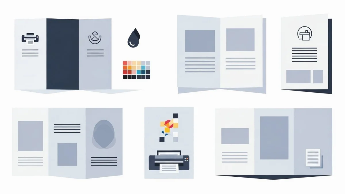 So sánh các kiểu gấp tờ rơi: gấp 2 và gấp 3 chi tiết