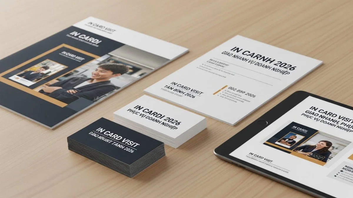 Dịch vụ in card visit Tân Bình chuyên nghiệp và đẳng cấp
