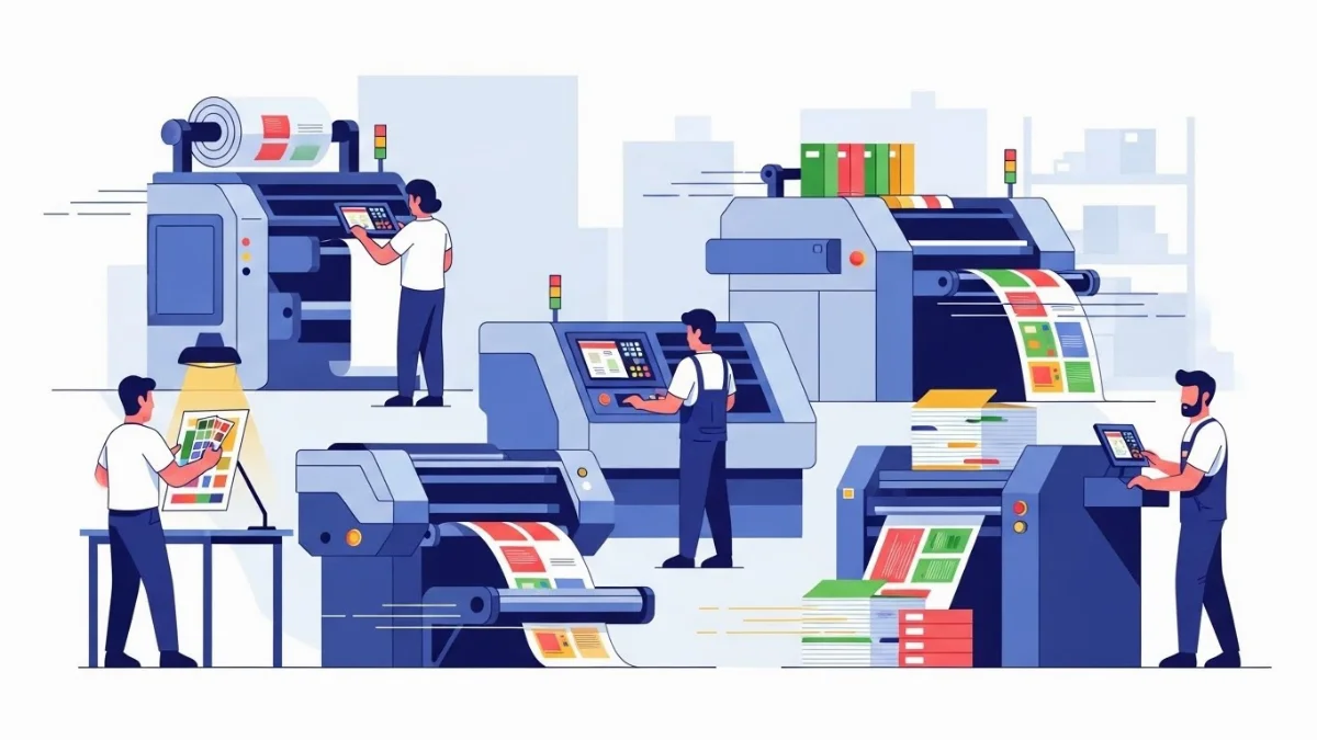 So sánh các loại giấy in folder như Couche, Bristol với đặc tính khác nhau.