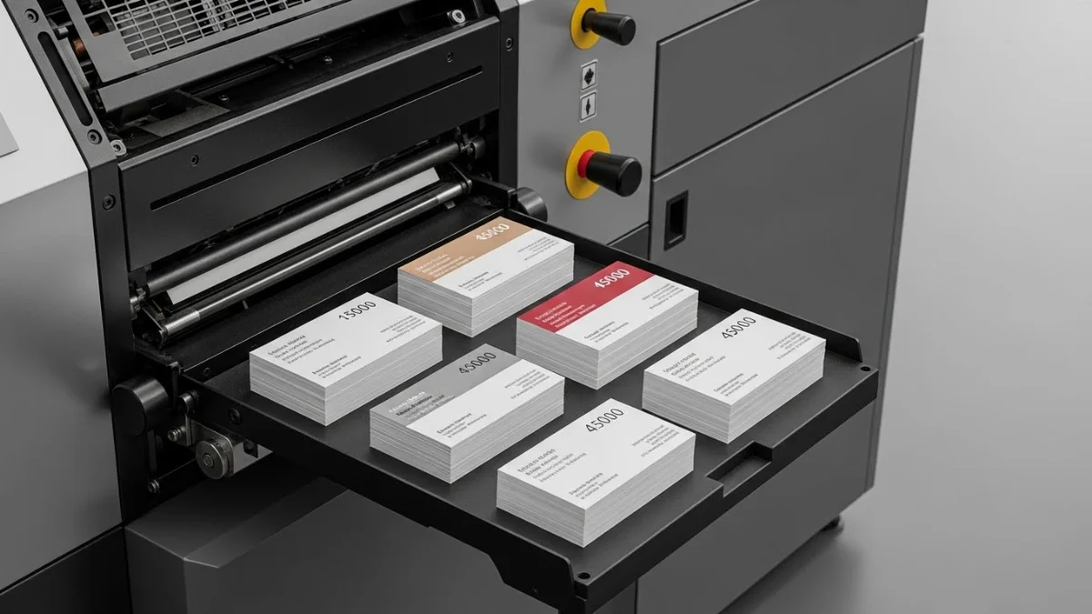 Các loại giấy in name card phổ biến và chi phí của chúng