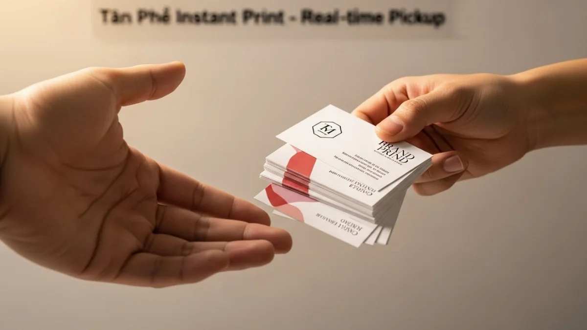 Dịch vụ in card visit lấy liền Tân Phú nhanh chóng, chuyên nghiệp