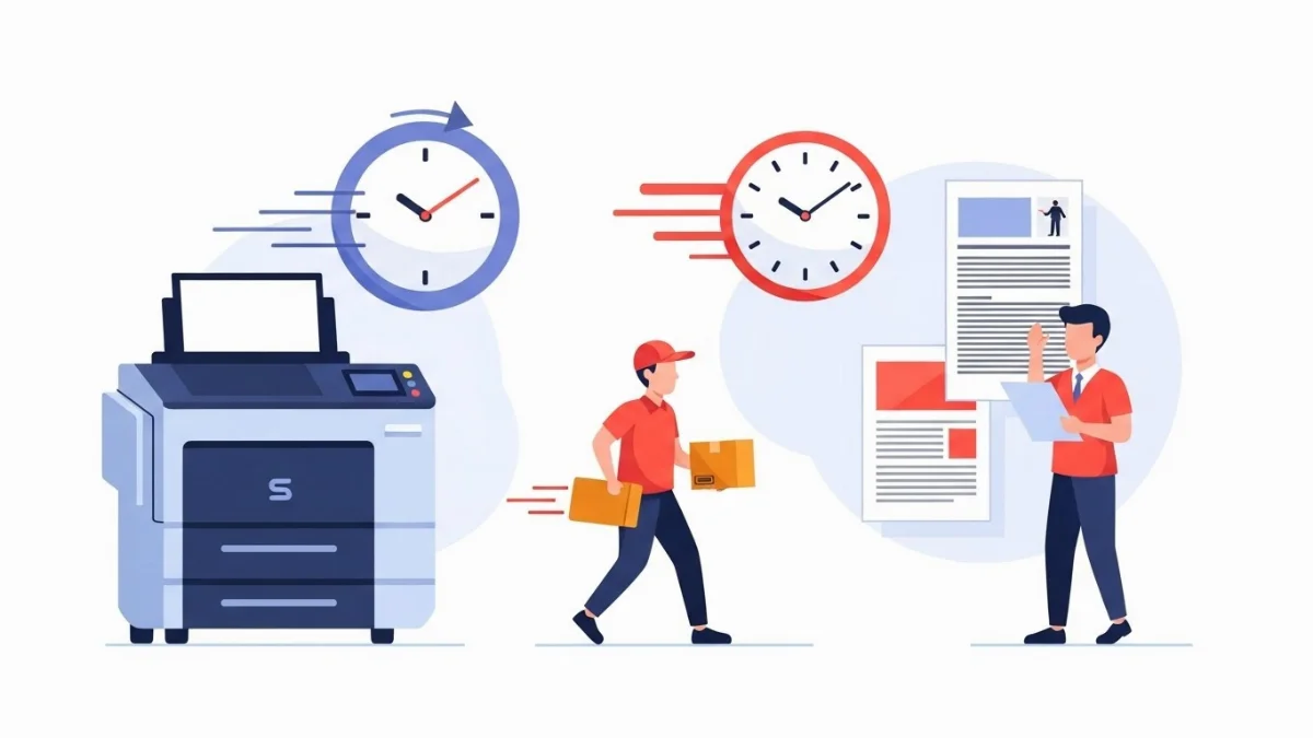 Hệ thống máy in kỹ thuật số hiện đại cho chất lượng in sắc nét lấy ngay