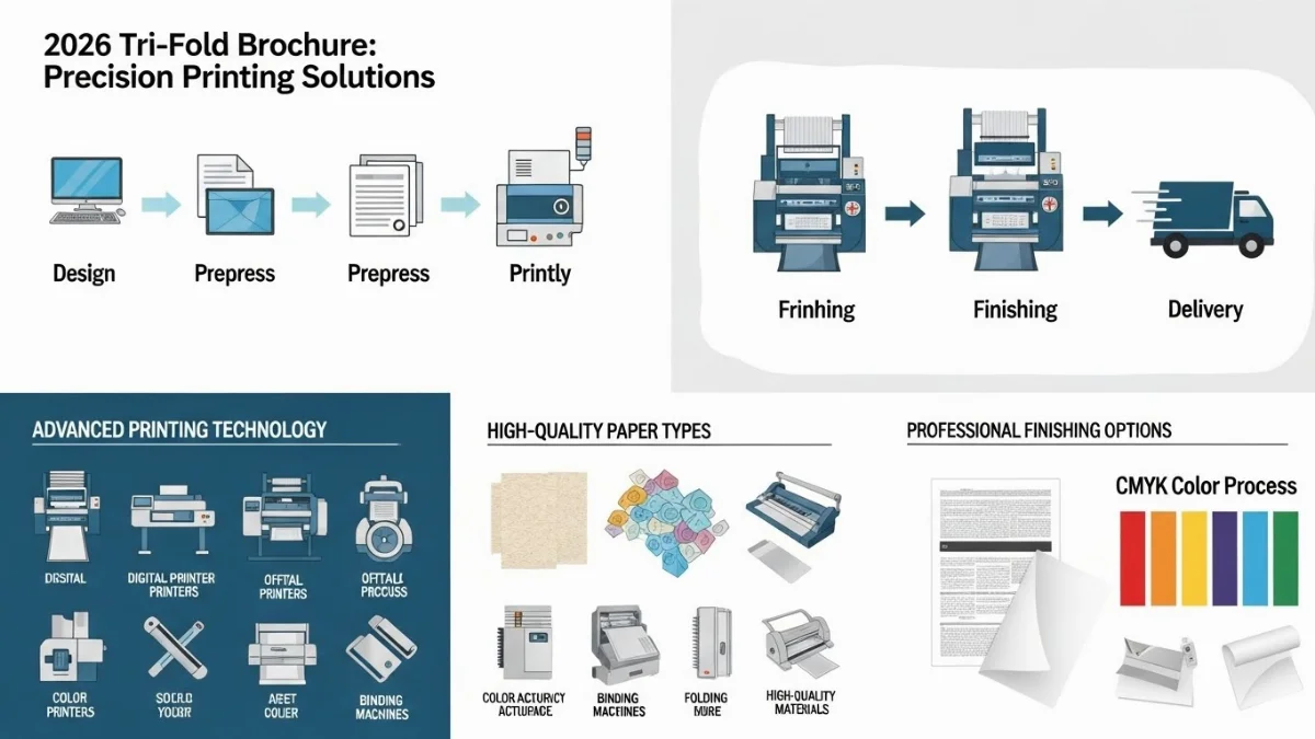 Thiết kế tờ rơi gấp ba chuyên nghiệp với đồ họa sáng tạo và thông tin sản phẩm chi tiết.