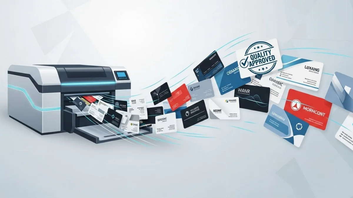 In card visit lấy liền giúp tiết kiệm thời gian đáng kể