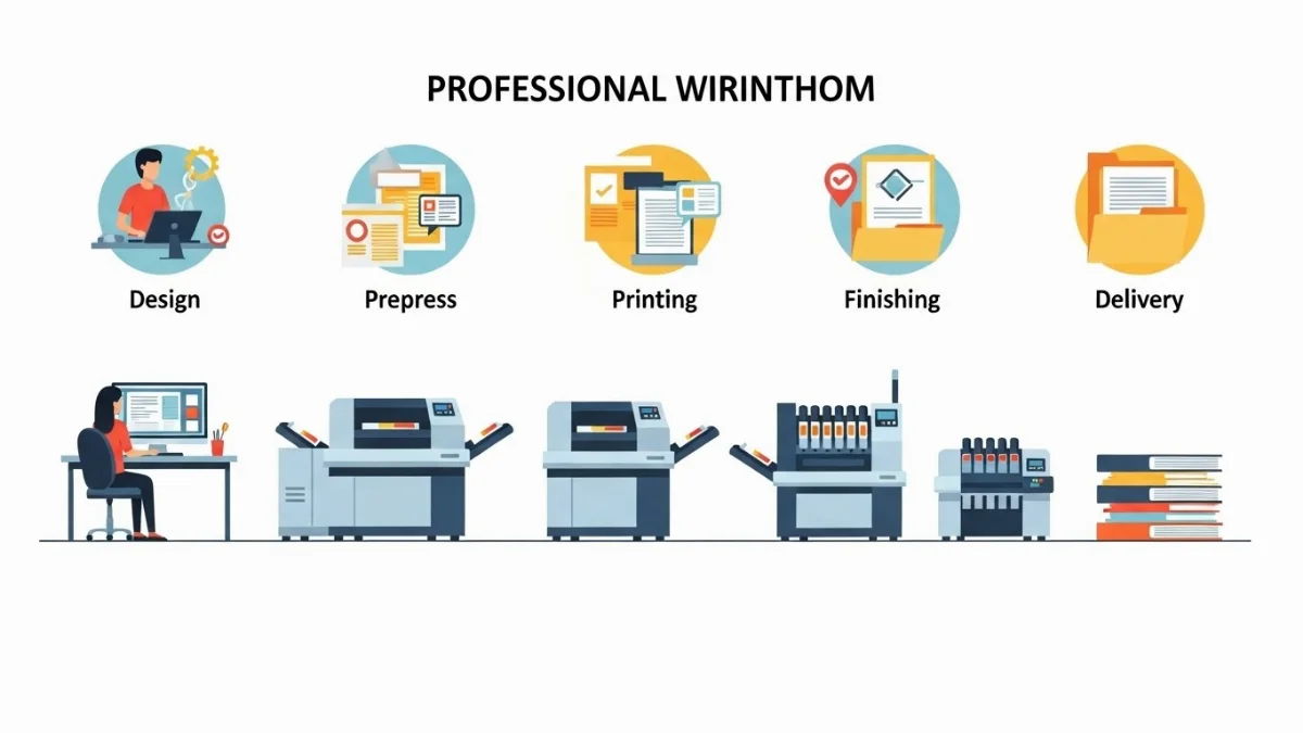 Chất liệu giấy cao cấp và kỹ thuật in folder hiện đại mang lại sản phẩm tốt