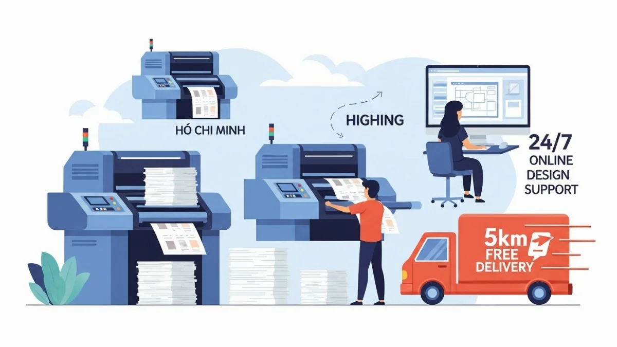 In ấn lấy liền TP.HCM đa dạng sản phẩm