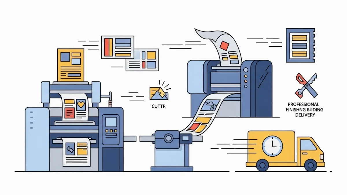 Xưởng in tờ rơi gấp lấy liền với quy trình nhanh chóng, chất lượng