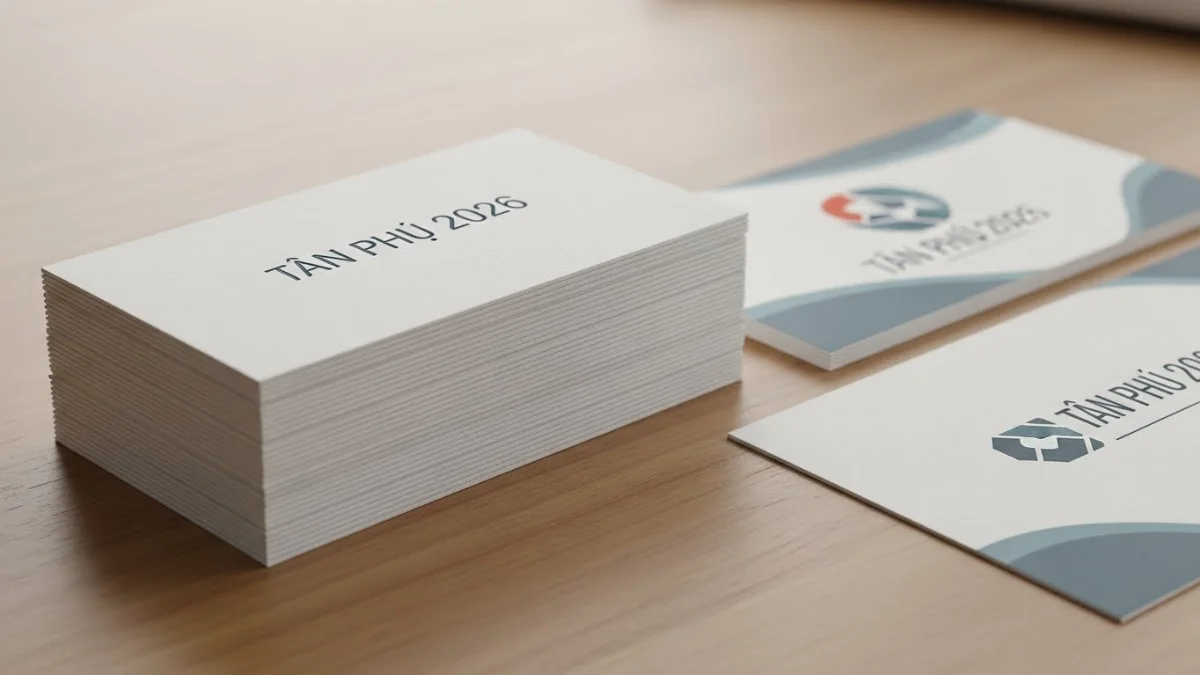 Dịch vụ in name card Tân Phú chuyên nghiệp, thiết kế độc đáo