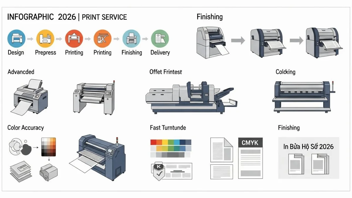 In bìa hồ sơ số lượng ít và theo yêu cầu tại xưởng in