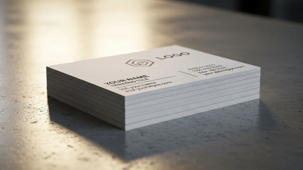 Mẫu danh thiếp chuyên nghiệp cho doanh nghiệp Bình Tân, in chất lượng cao