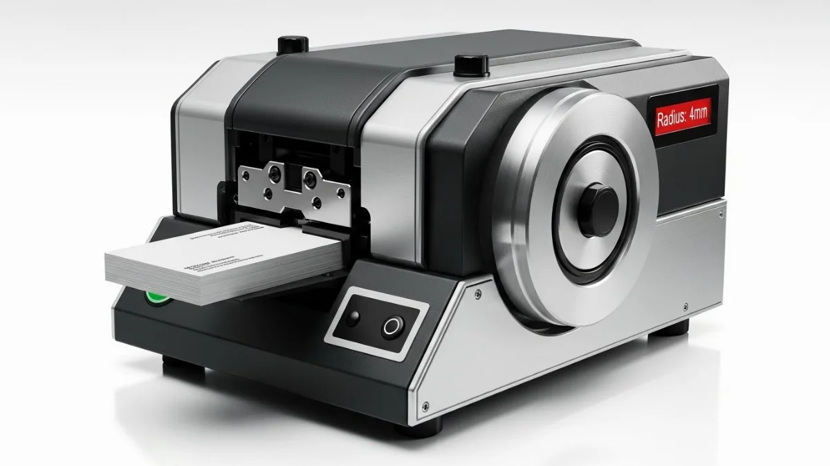 Các loại máy bo góc card visit điện tử tốc độ cao dùng cho in ấn