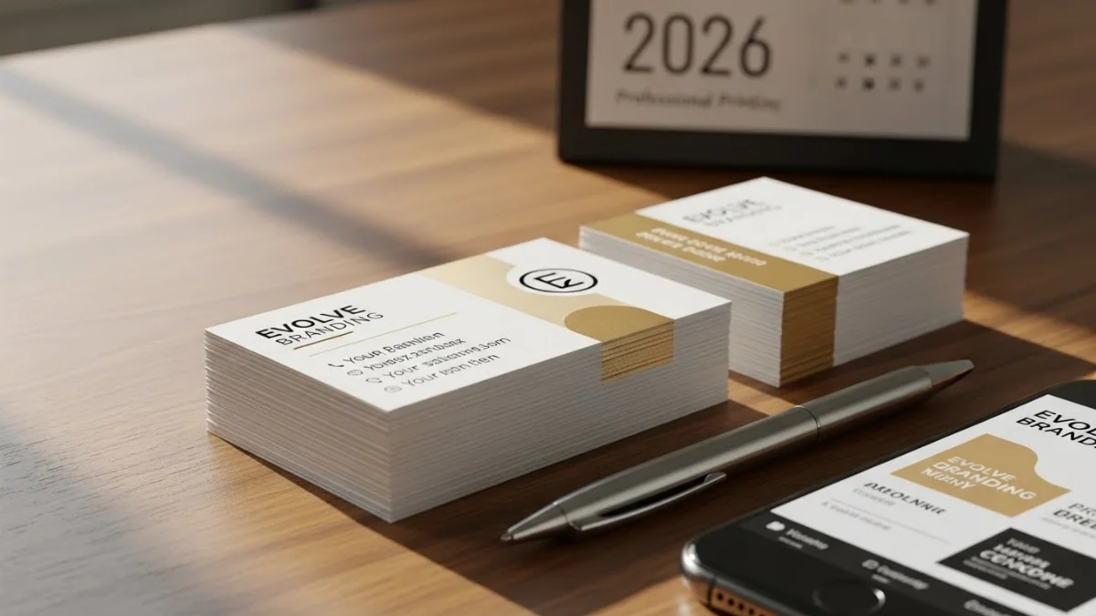 Mẫu danh thiếp giấy mỹ thuật sang trọng và ấn tượng