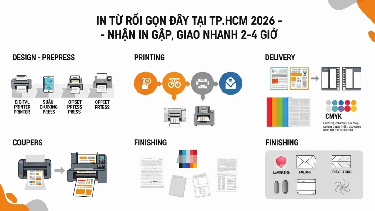 Dịch vụ in tờ rơi gấp lấy ngay trong ngày tại TP.HCM