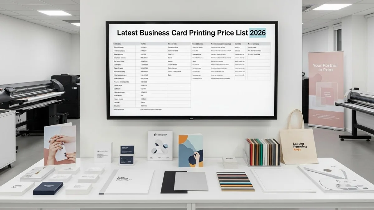 Bảng giá in card visit gần đây với nhiều lựa chọn chất liệu và gia công tại TPHCM