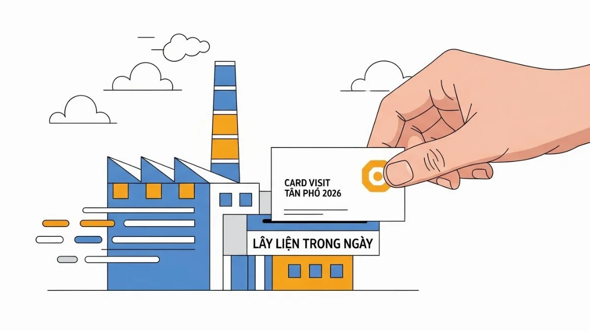 In Thành Công chuyên in danh thiếp lấy liền quận Tân Phú giá rẻ