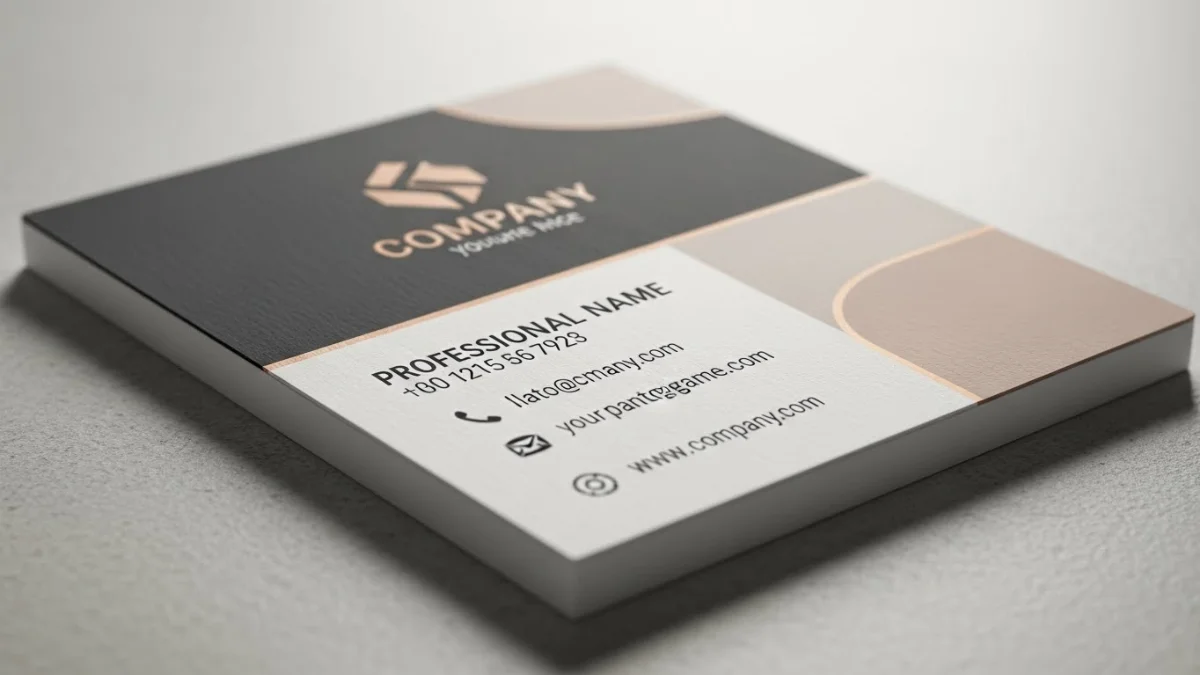 Mẫu card visit chuyên nghiệp Tân Bình xu hướng 2026