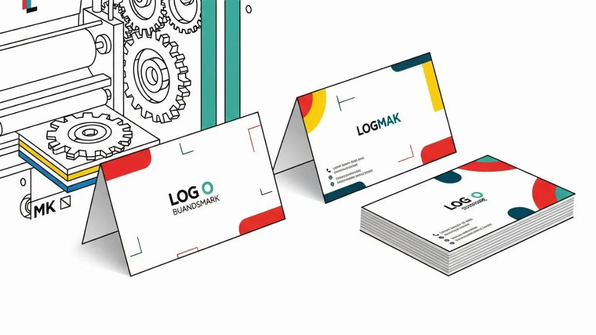 Card visit gấp bo góc tròn tạo cảm giác mềm mại và hiện đại