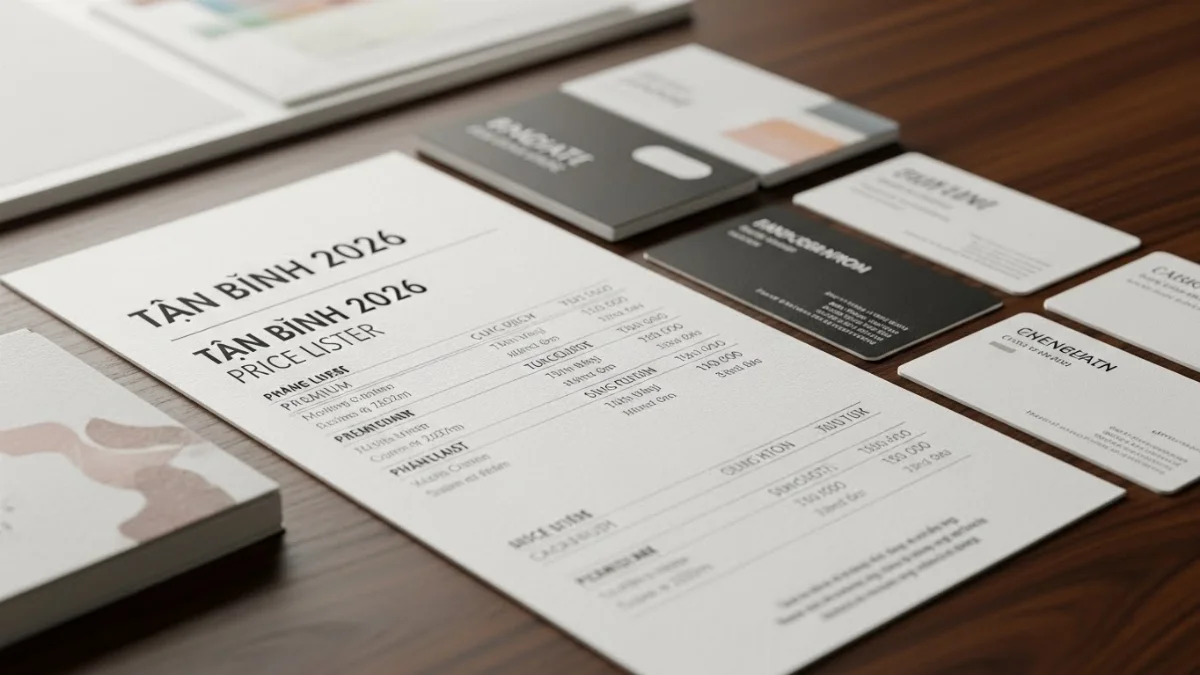 Dịch vụ in name card Tân Bình chất lượng cao, thiết kế độc đáo