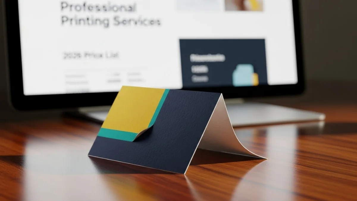 Bảng giá in danh thiếp đa dạng loại giấy và số lượng tại In Thành Công