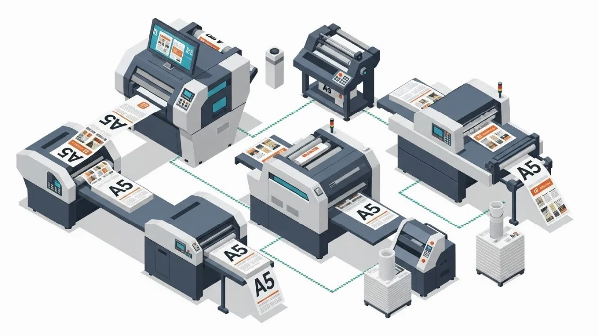 Đội ngũ nhân viên in ấn chuyên nghiệp làm việc hiệu quả