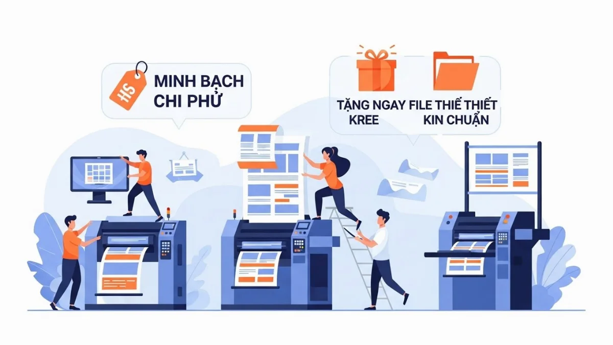Tờ rơi, brochure đa dạng mẫu mã, in nhanh lấy liền