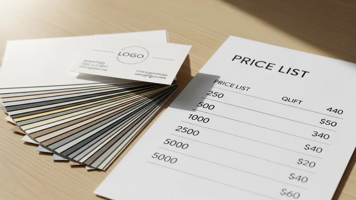 In danh thiếp chuyên nghiệp với nhiều lựa chọn chất liệu giấy cao cấp tại In Thành Công