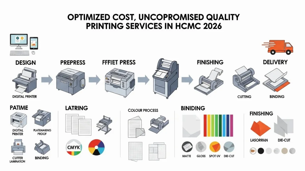 Dịch vụ in folder lấy liền số lượng ít đáp ứng nhanh cho sự kiện tại HCM
