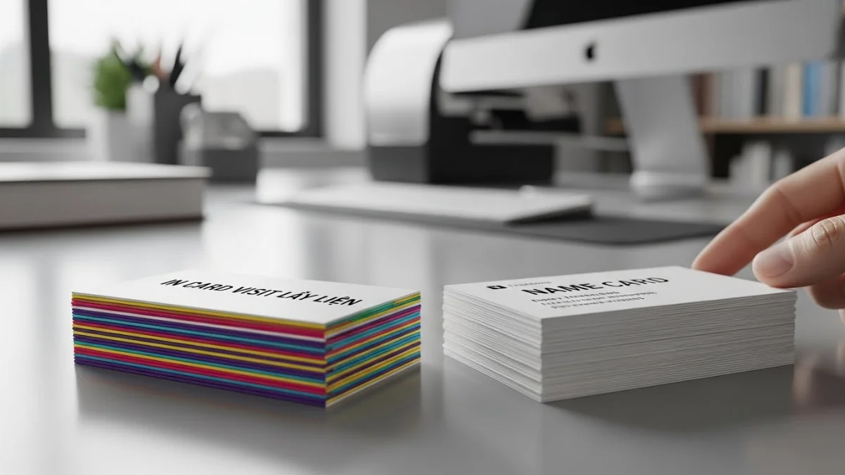 Dịch vụ in card visit lấy liền chuyên nghiệp, tiện lợi