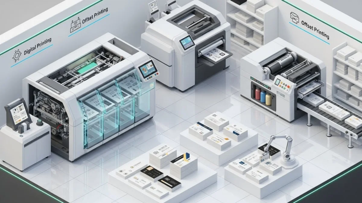 Quy trình in kỹ thuật số name card tốc độ cao lấy ngay trong ngày