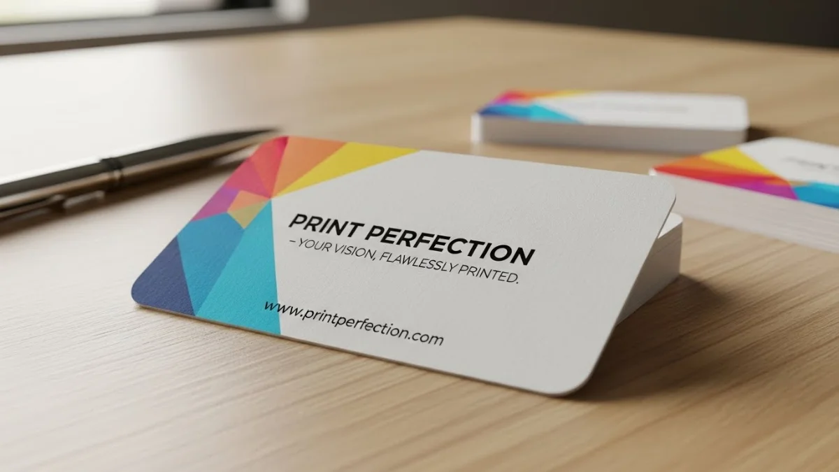 Mẫu card visit bo góc đẹp hiện đại, chuyên nghiệp