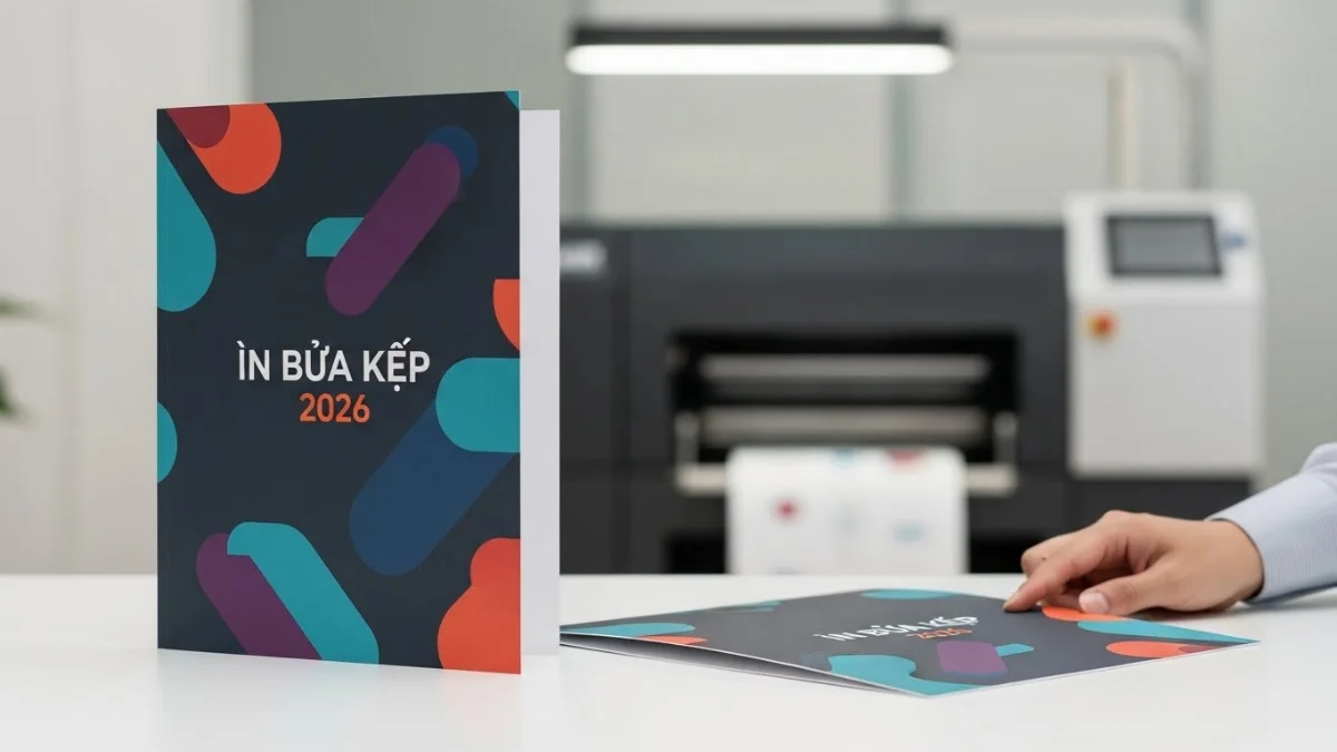 In bìa kẹp đẹp tăng nhận diện thương hiệu công ty chuyên nghiệp