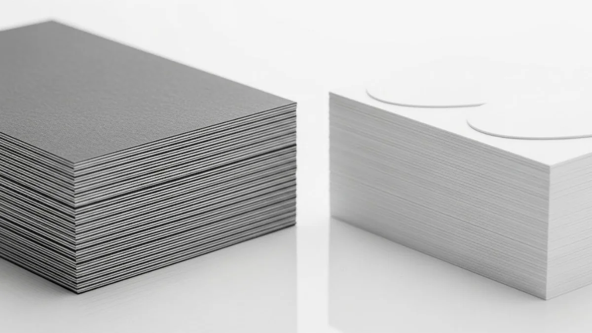 Card visit bo góc thể hiện sự mềm mại, hiện đại và có độ bền cao hơn