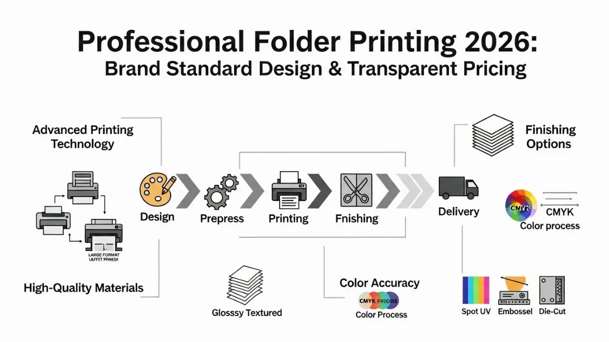 In folder với thiết kế độc đáo và chuyên nghiệp theo yêu cầu khách hàng