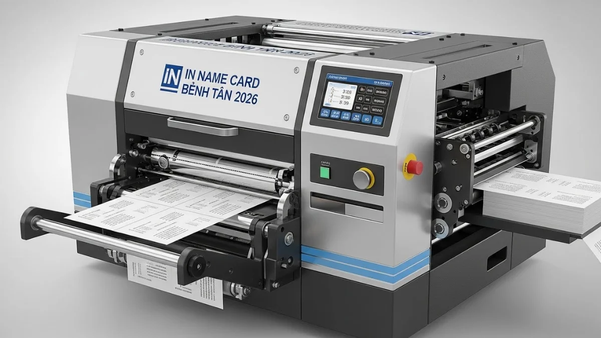 Dịch vụ in name card lấy liền uy tín tại Bình Tân