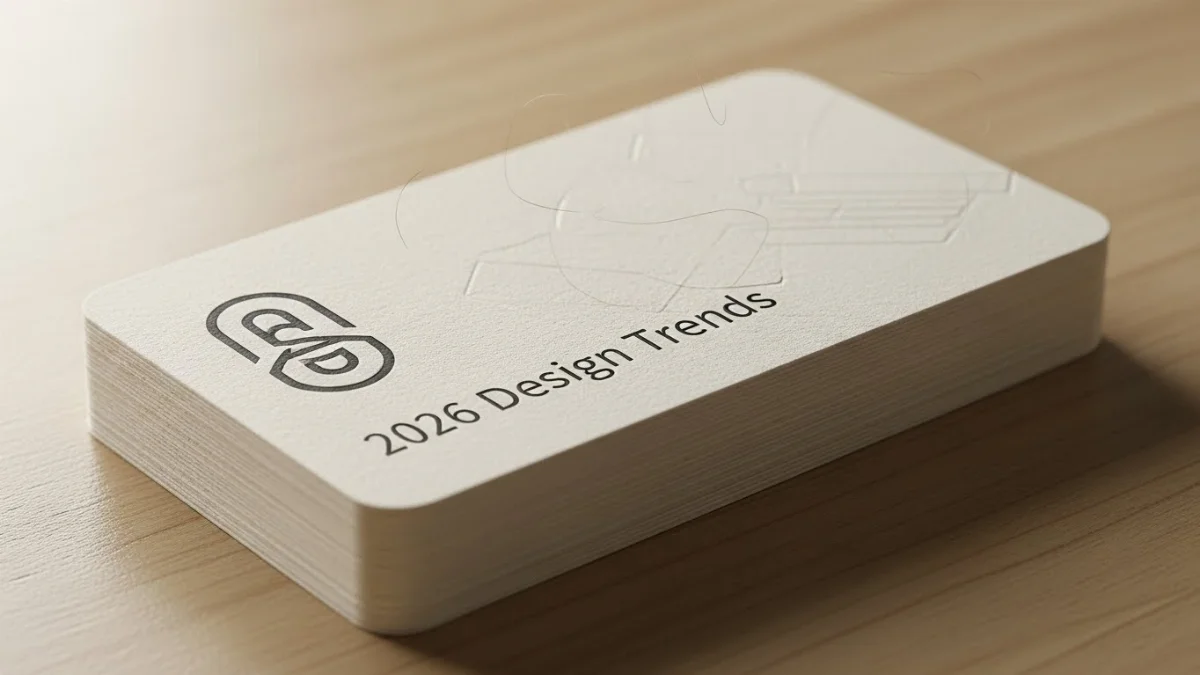 Mẫu card visit bo góc sang trọng, tinh tế cho doanh nghiệp hiện đại năm 2026