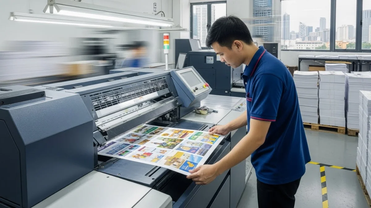 Các loại hình in nhanh phổ biến như card visit và catalogue lấy ngay