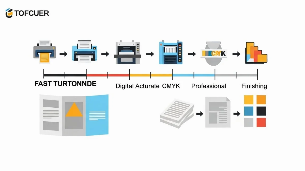Bố cục tờ rơi gấp 3 hiển thị rõ ràng nội dung chính và lợi ích sản phẩm.