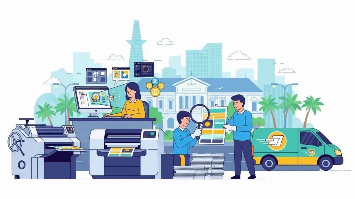 Thiết kế và in tờ rơi gấp chuyên nghiệp tại TP.HCM