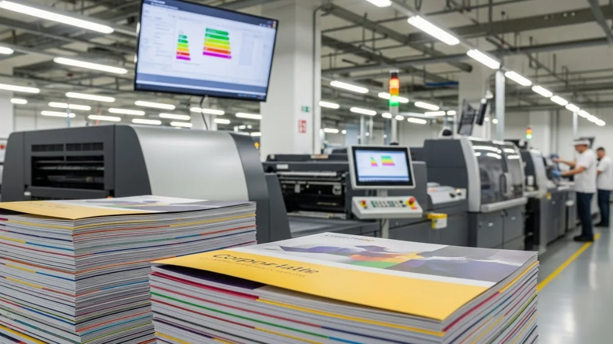 Thiết kế folder doanh nghiệp tinh tế, thể hiện sự chuyên nghiệp