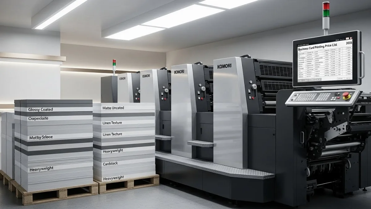 Các yếu tố ảnh hưởng đến chi phí in name card và bảng giá in card visit theo số lượng