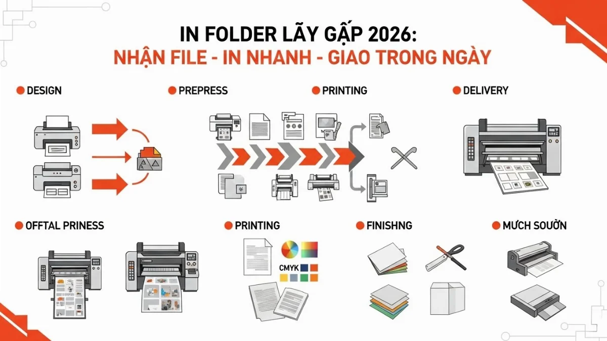 Dịch vụ in folder số lượng ít lấy ngay và báo giá cạnh tranh