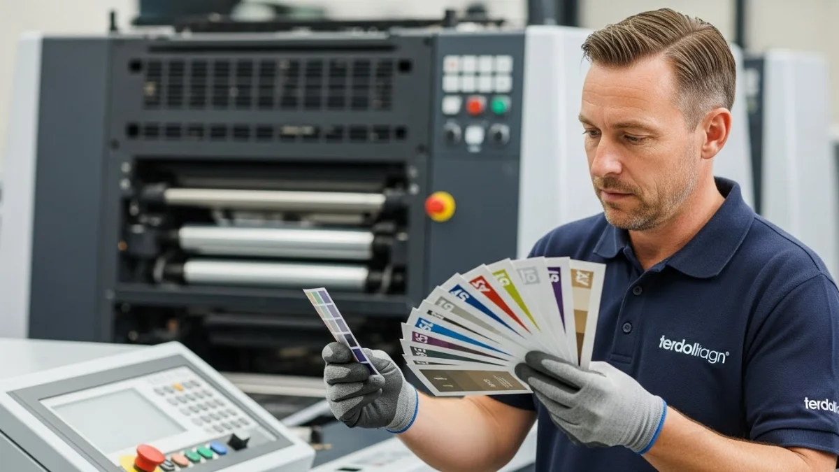 Kiểm tra màu sắc in chính xác trên tờ rơi