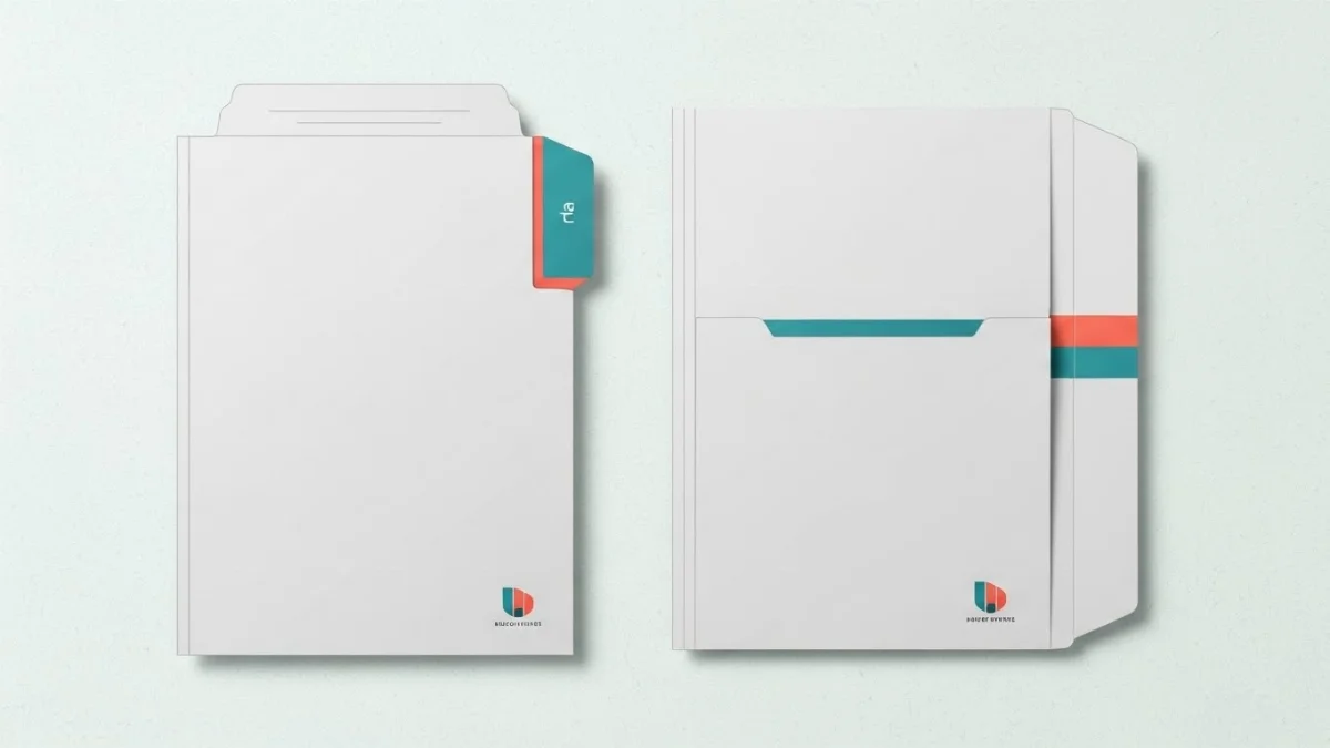 Mẫu bìa kẹp có tai đẹp mắt và tiện dụng