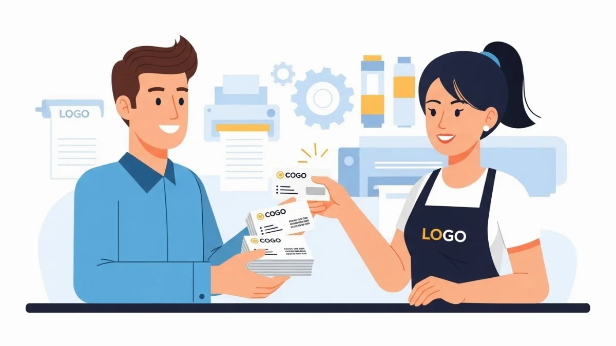 Kiểm tra thông tin trên bản in thử mẫu name card để phát hiện lỗi chính tả