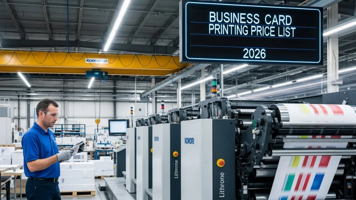 Xưởng in card visit uy tín In Thành Công cung cấp bảng giá in danh thiếp cạnh tranh