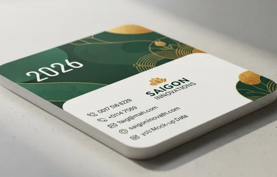 Mẫu Card Visit Bo Góc Đẹp Cho Doanh Nghiệp TP.HCM 2026