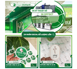 In Nhãn Decal Số Lượng Lớn